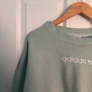 NWOT teal adidas crewneck sweatshirt